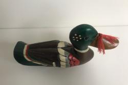 Carved Festive Mallard Duck | Display Piece