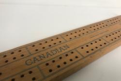 Canadian Y.M.C.A Vintage Cribbage Board Game