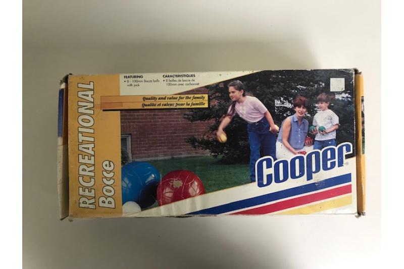 Vintage Cooper Bocce Set