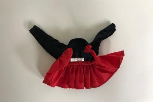 Vintage Barbie Black and Red Long sleeve Accessory