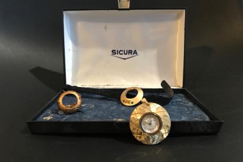 Sicura (Breitling) Interchangeable Pendant / Ring / Watch Set