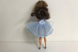 Vintage Barbie Brunette with Blue Dress