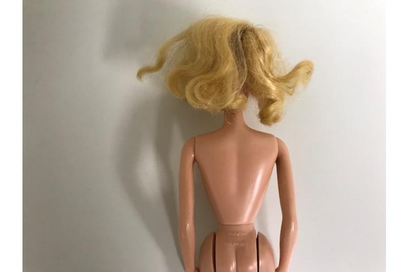 Vintage Blonde Barbie with Yellow Outfit