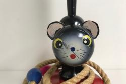 Vintage Cat Ring Toss Game