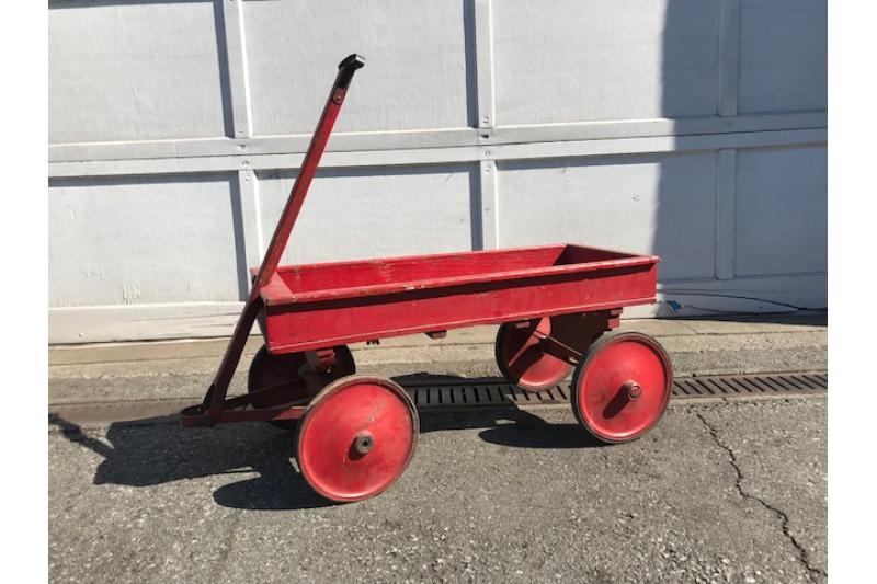 Vintage Zenith Red Wagon
