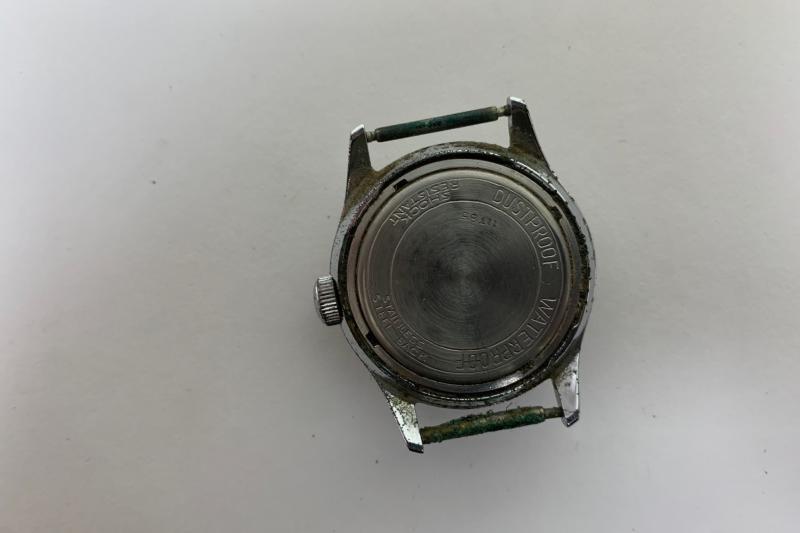 Silver Timex 11T85 Watch Face (For Repair)