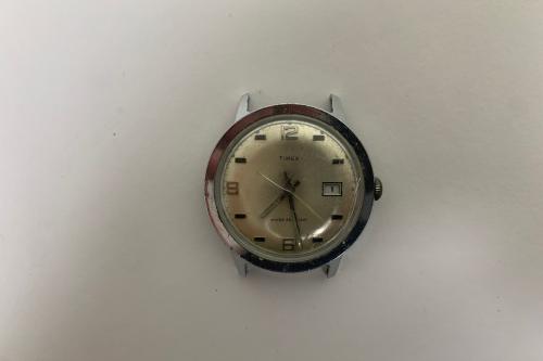 Silver Timex Waterproof Watch Face (For Repair)