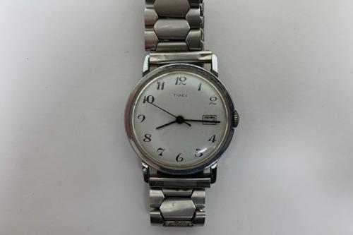 Stainless Steel Timex 16560 2573 Watch Face (For Repair)