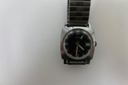 Timex Black Face Waterproof Silver Watch (For Repair)