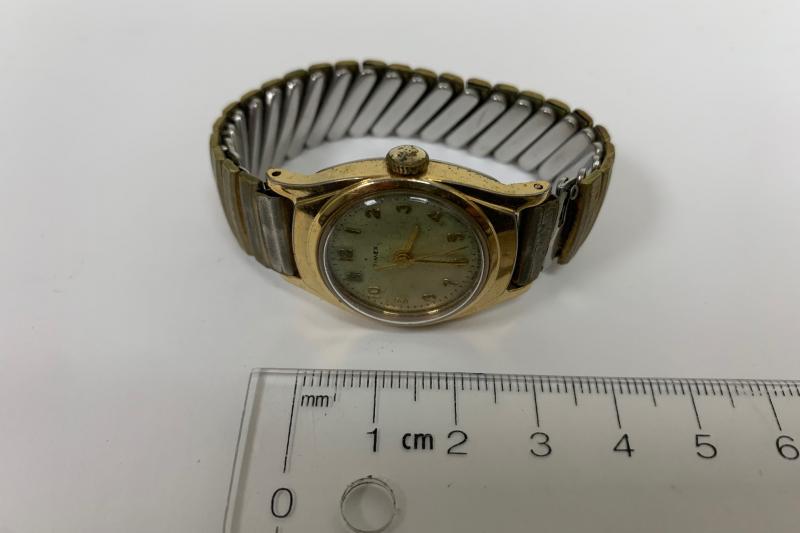 Gold Timex V-Conic Escapement Watch (For Repair)