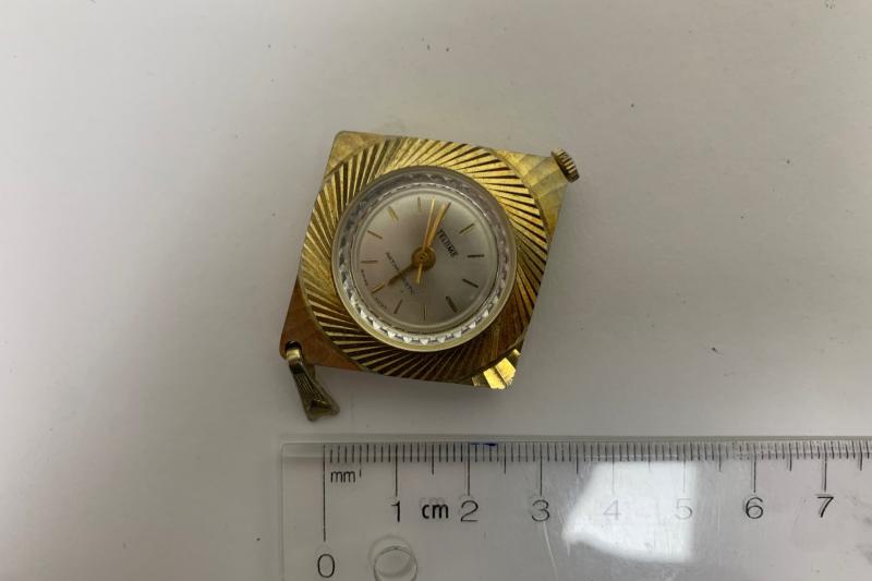 Gold Teltime Swiss Made Watch (For Repair)