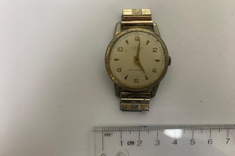 Gold Circle De Luxe Swiss Watchface (For Repair)