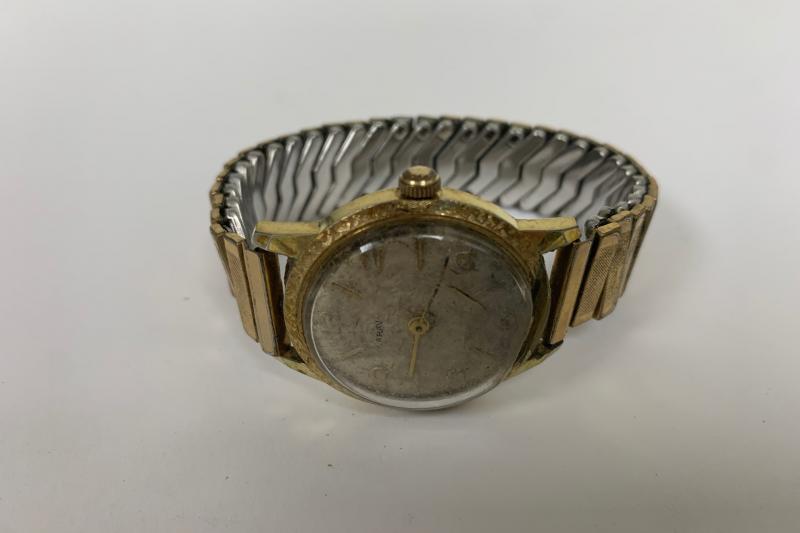 Gold Swiss Made Watch with Band (For Repair)