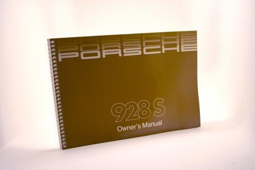 Porsche 928S Original Owner's Manual