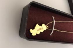 Vintage Disney Mini Mouse Pendant & Chain
