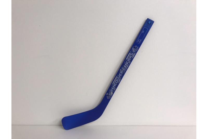 Rare Blue Canucks Mini Hockey Stick