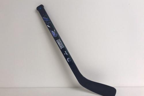 Black Canucks Mini Hockey Stick